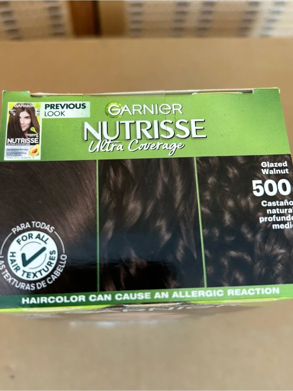 Garnier Nutrisse Nourishing Hair Color Glazed Walnut 500 lot